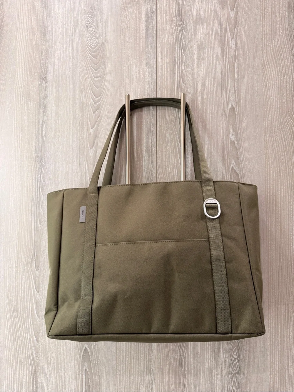 Orbitkey 16L Daily Olive Green Tote Bag with Shoulder Straps